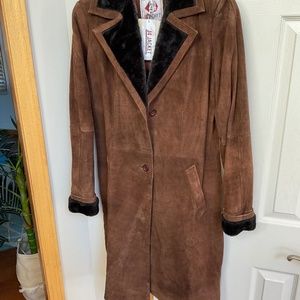 Womens Suede Coat